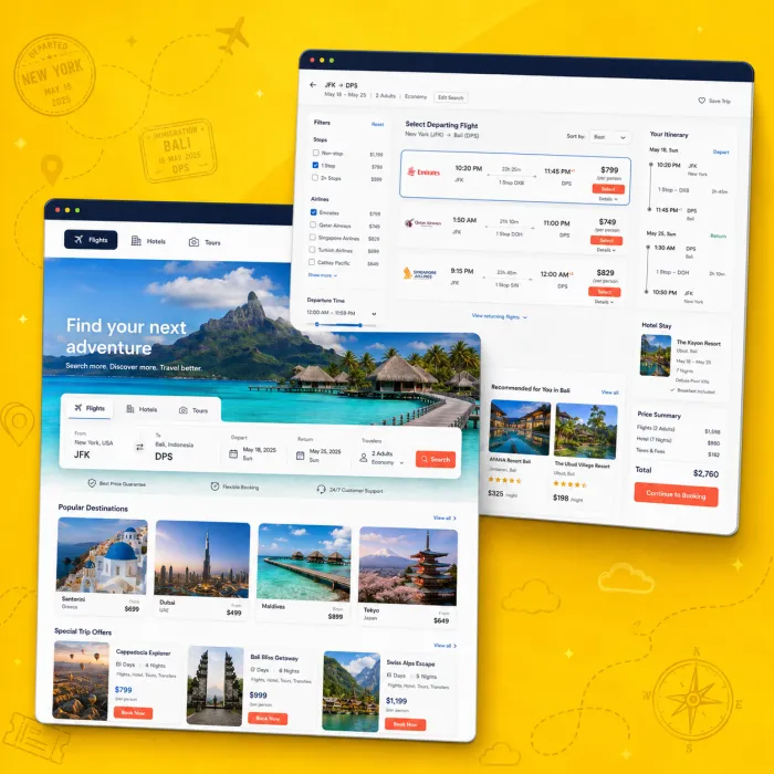 Travel Booking Website